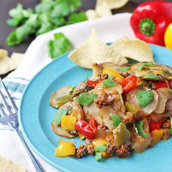 Slow Cooker Mexi Potato Casserole - Recipe photo by TiasKitchen