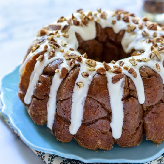 Homemade Pumpkin Monkey Bread - Recipe photo by wellplated