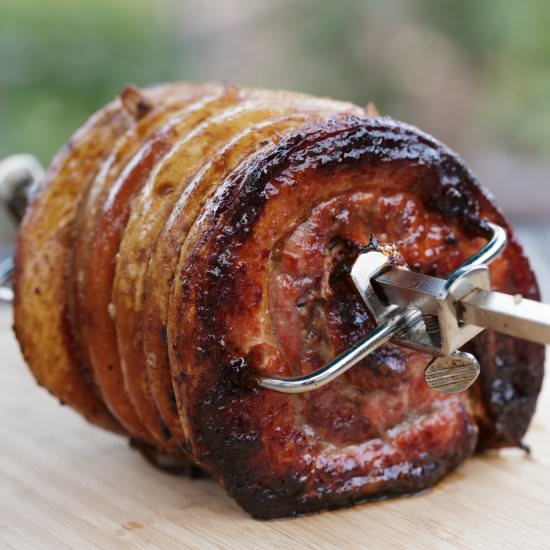 Porchetta on the BBQ - Recipe photo by SweetSourSavory