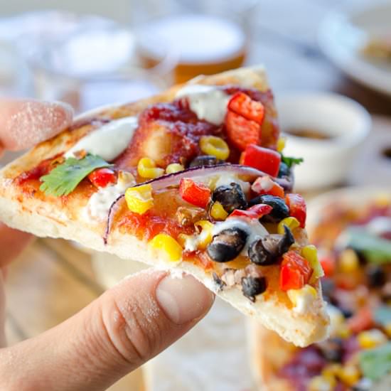 Healthy Southwest Pizza - Recipe photo by The Endless Meal