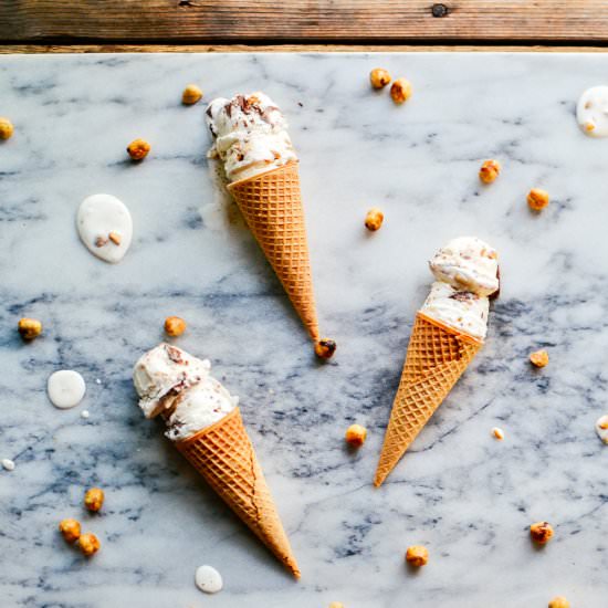 Nutella Ice Cream - Recipe photo by kelsey_thefarmersdaughter