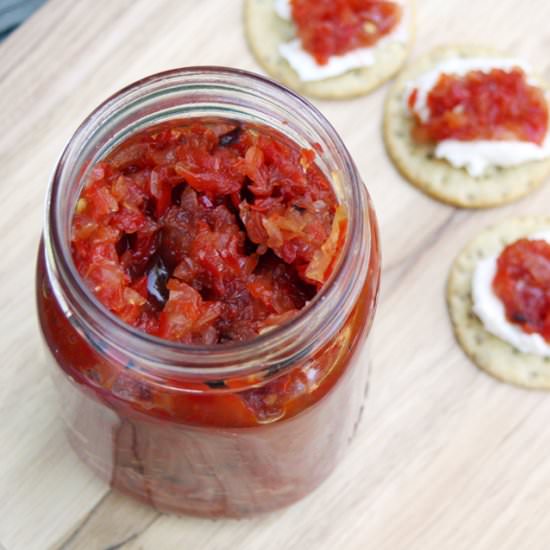 Red Pepper Relish - Recipe photo by Please Note