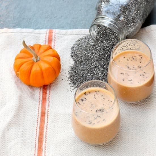 Pumpkin Chia Fall Smoothie - Recipe photo by Healthyummies