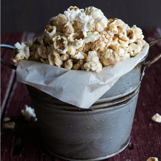 Pumpkin Pie Spice Popcorn - Recipe photo by DineandDish