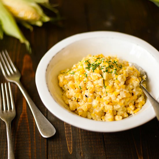 Fresh Creamed Corn - Recipe photo by asweetpeachef
