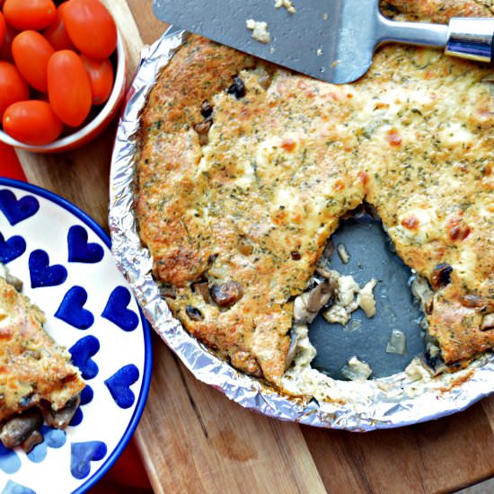 Mushroom Frittata - Recipe photo by Mummys FastandEasy
