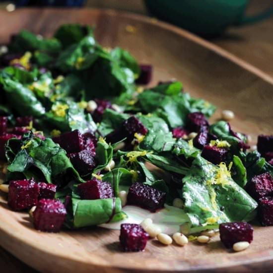 CARDAMOM COFFEE BEET SALAD - Recipe photo by WhatJewWannaEat