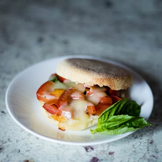 Caprese Breakfast Sandwich - Recipe photo by Nugglemama