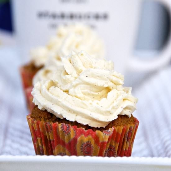 Pumpkin Spice Latte Cupcakes - Recipe photo by sunshineandhurricanes