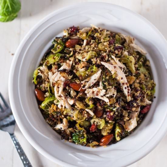 Brussels Sprout and Quinoa Salad - Recipe photo by subscriptionmaven