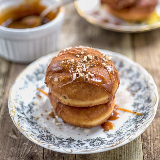 Toffee Apple Donuts - Recipe photo by supergoldenbakes