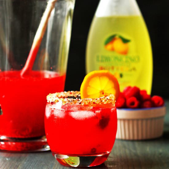Raspberry Limoncello Lemonade - Recipe photo by Cooks With Cocktails