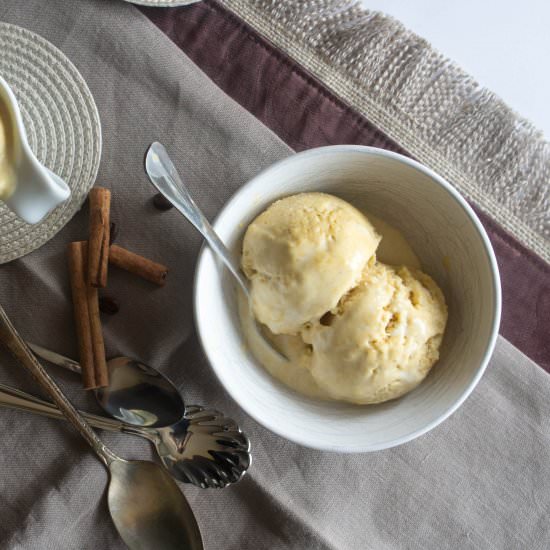 Pumpkin spice latte ice cream - Recipe photo by Malgosia
