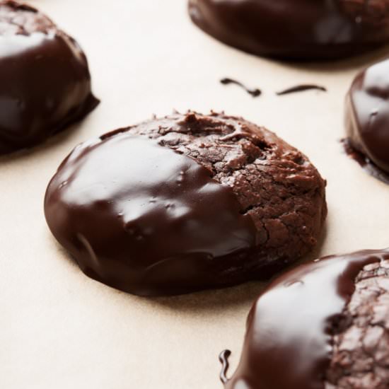 Salted Chocolate Wheat Cookies - Recipe photo by I bake he shoots