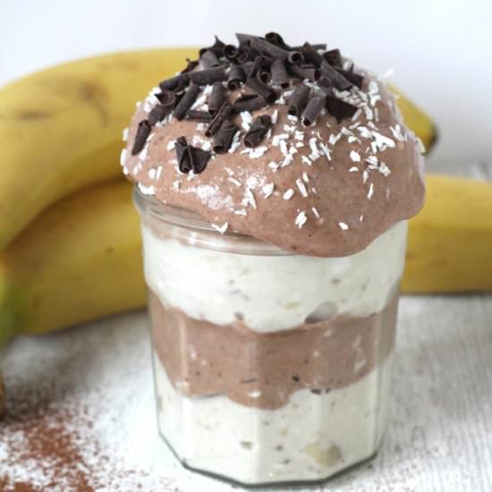 Chocolate & Vanilla Nana Ice Cream - Recipe photo by myfussyeater