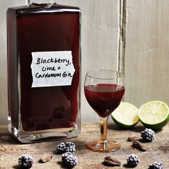 Blackberry Lime and Cardamom Gin - Recipe photo by fromthelarder