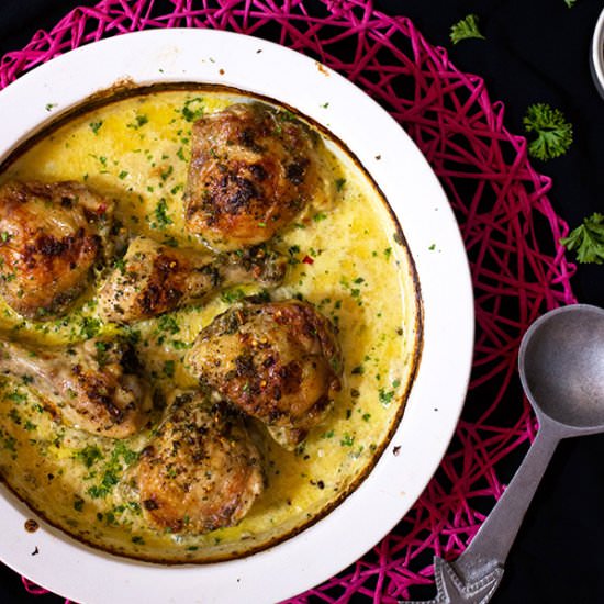 Chicken in Garlic, Chilli & Cream - Recipe photo by Aninas Recipes