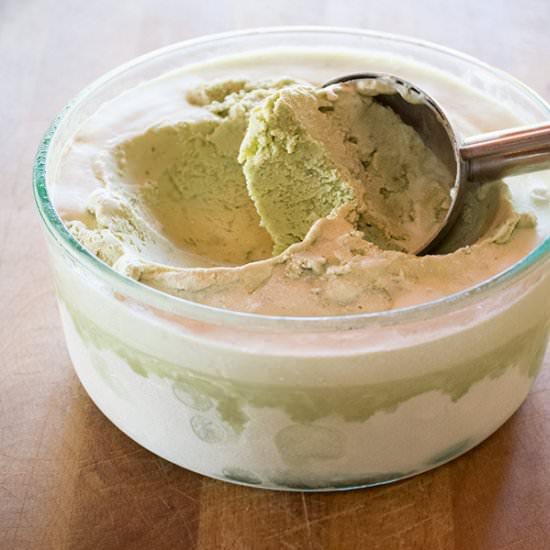 Thai basil ice cream - Recipe photo by gardenbetty