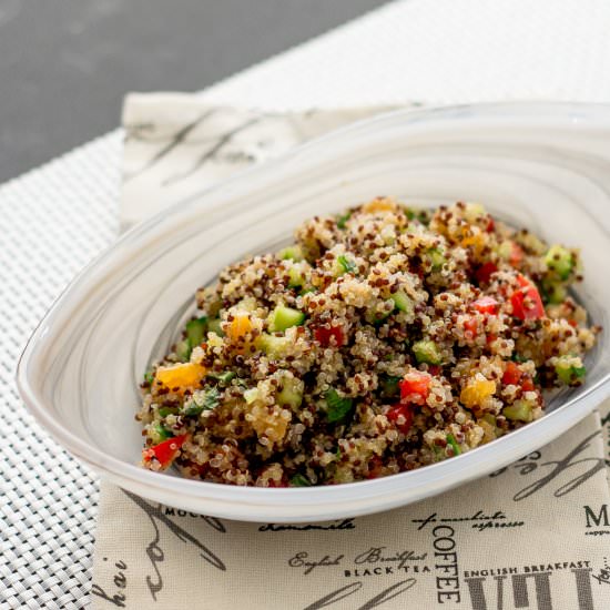 A Fresh and Healthy Quinoa Salad - Recipe photo by lcliving