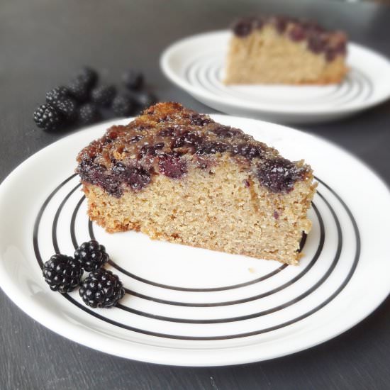 Blackberry Upside-Down Cake - Recipe photo by Domestic Gothess
