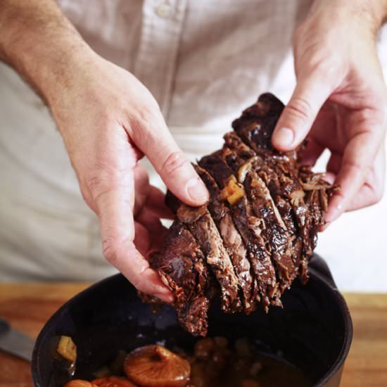 Sauerbraten – Beef Roast - Recipe photo by joyofkosher