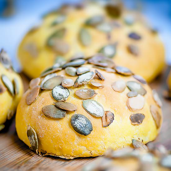 pumpkin buns - Recipe photo by Justyna Pankowska