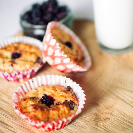 DIY Apple & Blackberry Muffin - Recipe photo by bespoke-bride