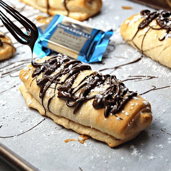 Chocolate & Salted Caramel Pastry - Recipe photo by Amy in the Kitchen