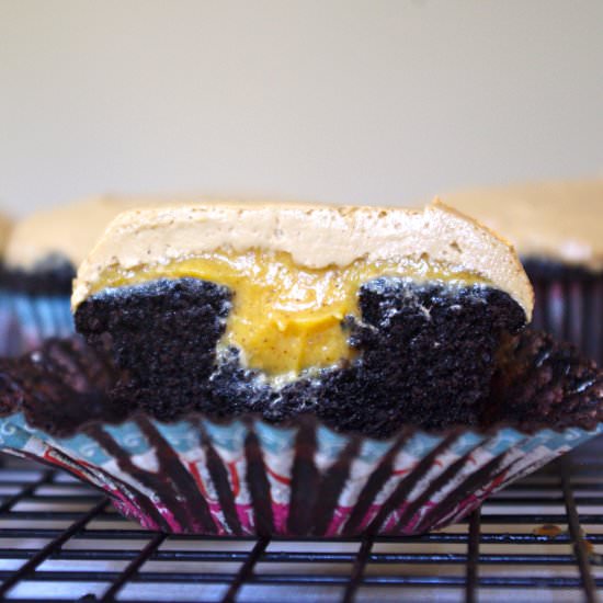 Pumpkin Mocha Cupcakes - Recipe photo by thebatterthickens