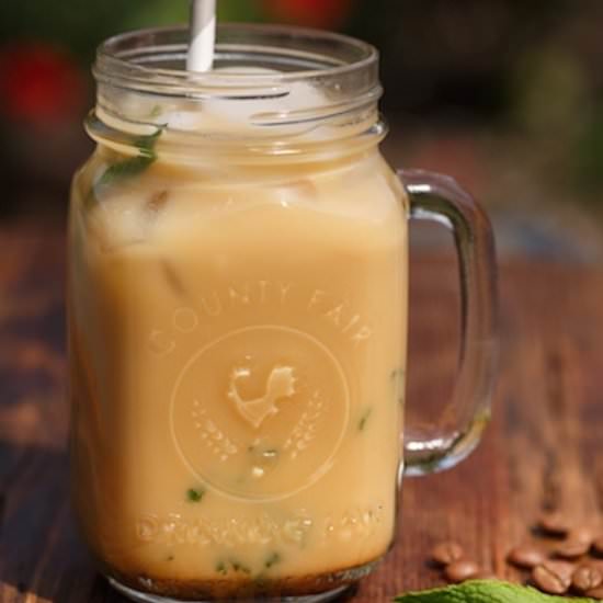 Mint Mojito Iced Coffee - Recipe photo by SweetSourSavory