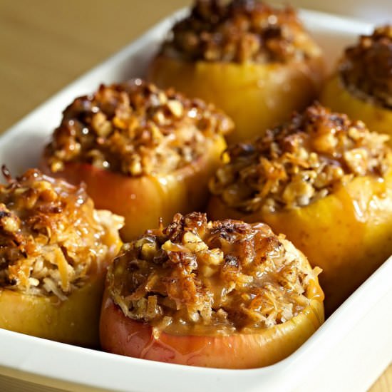 Low Sugar Baked Apples - Recipe photo by ourapronstrings