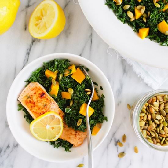 Massaged Kale Salad - Recipe photo by lizstan