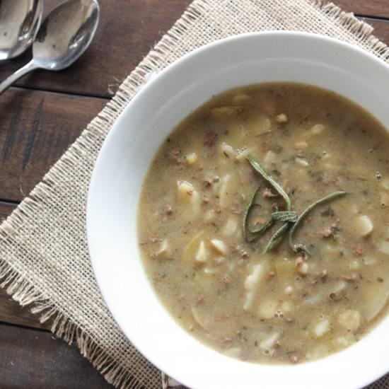 Beef & Potato Leek Stew - Recipe photo by LaurendaMarie