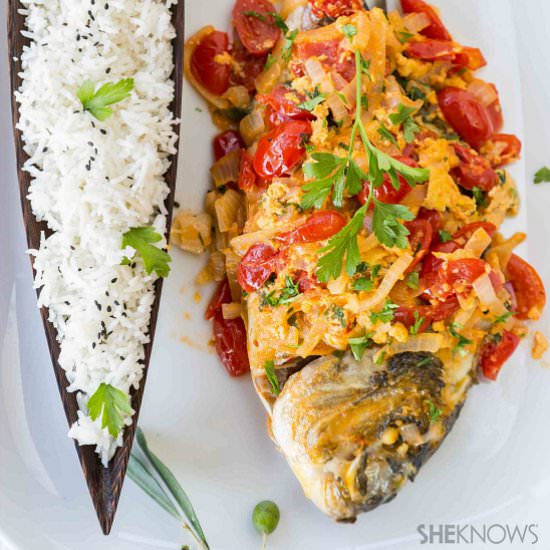 Filipino fish sarciado - Recipe photo by SheKnows Food Editor