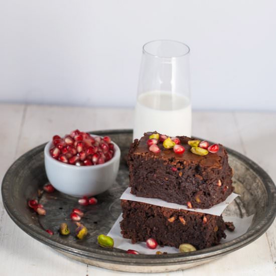 Boozy Orange Brownies - Recipe photo by subscriptionmaven