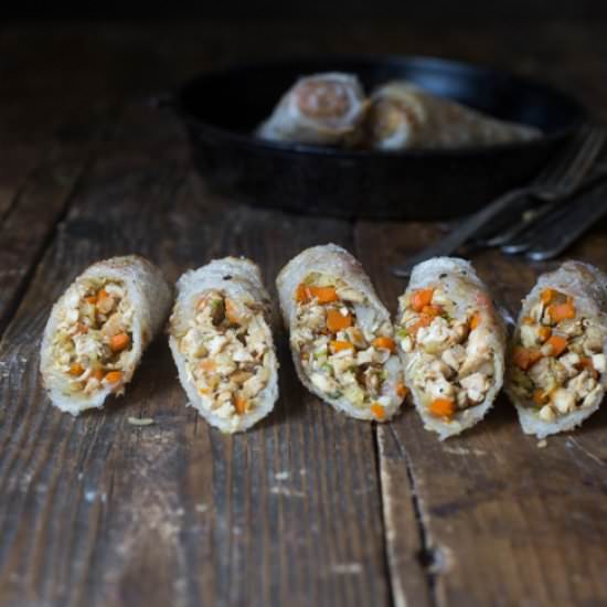 Paleo Fried Spring Rolls - Recipe photo by The Urban Poser