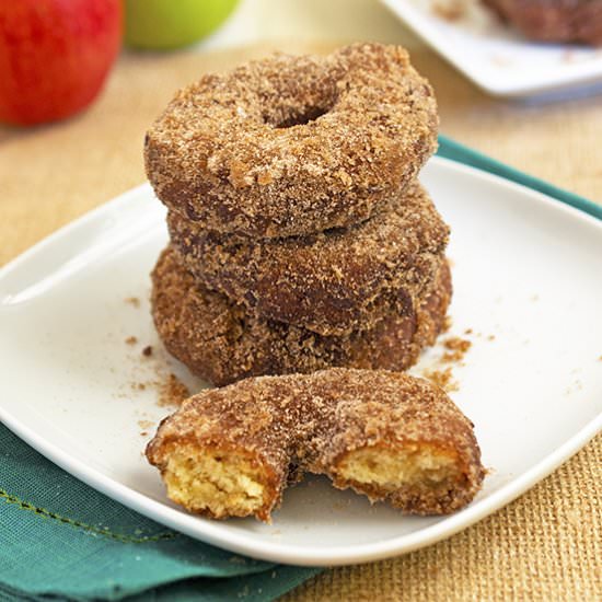 Apple Cider Doughnuts - Recipe photo by ChefSavvy