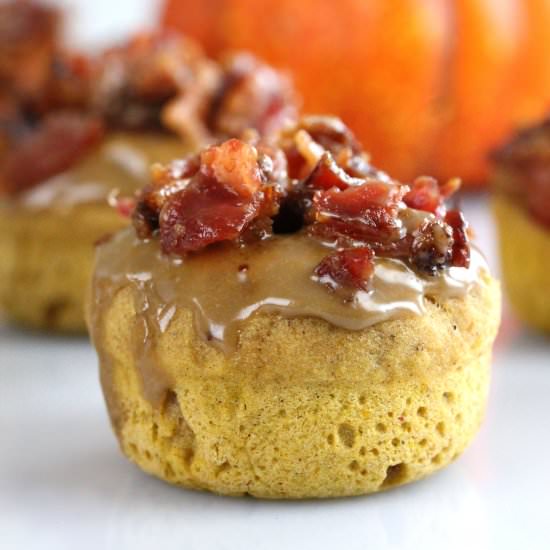 Baked Maple Bacon Pumpkin Donut - Recipe photo by stayathomechef