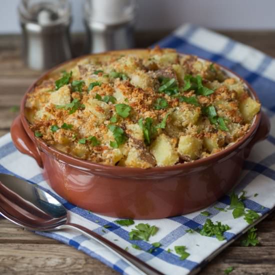 Creamy Pork and Apple Bake - Recipe photo by KitchenSanctuary