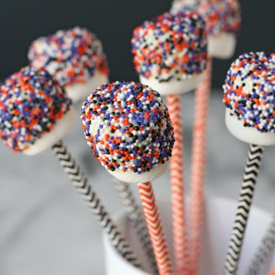 Halloween Marshmallow Pops - Recipe photo by Glorious Treats