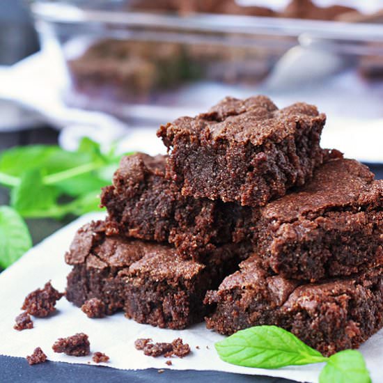Chocolate Mint Brownies - Recipe photo by TiasKitchen