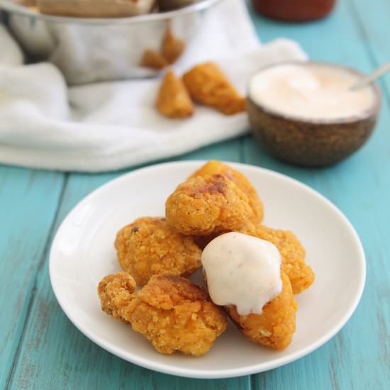 Sriracha Popcorn Chicken - Recipe photo by SheKnows Food Editor