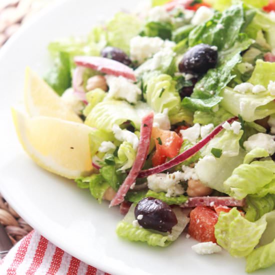 Greek Italian Chopped Salad - Recipe photo by littlebroken