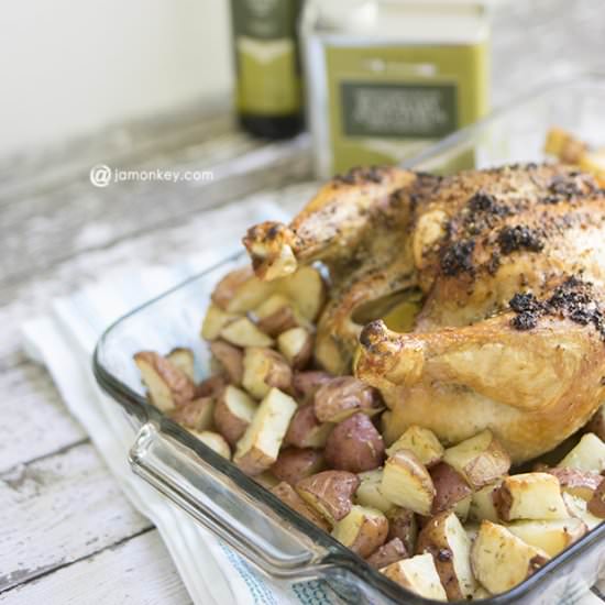Roasted Rosemary Citrus Chicken - Recipe photo by jamonkey