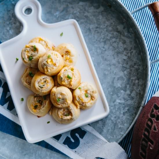 Tailgating Pinwheels - Recipe photo by handmademood