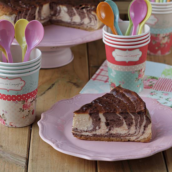Zebra Cheesecake - Recipe photo by pduranros