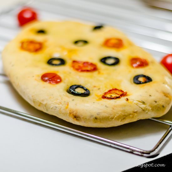 Mini Focaccia Bread - Recipe photo by Herbivore Cucina