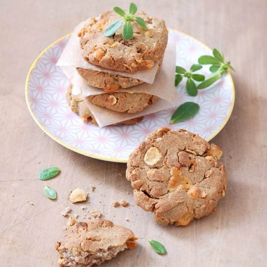 Goat Cheese and Chestnut Cookies - Recipe photo by MySweetFaery