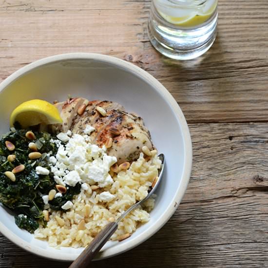 Spanakopita Bowls - Recipe photo by AnEdibleMosaic
