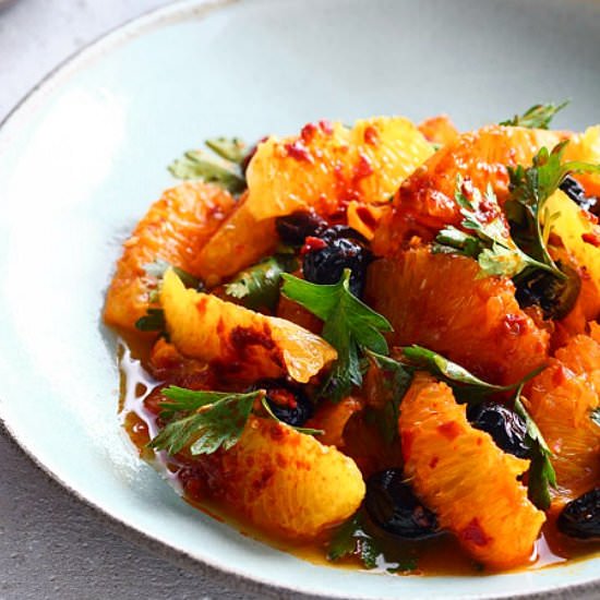 Israeli Salad with Oranges - Recipe photo by joyofkosher